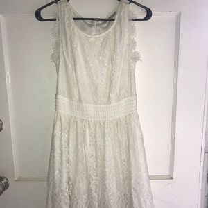 Cream Colored lace dress by Darling Size XS